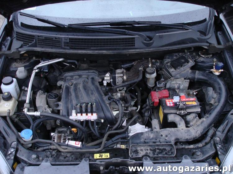 Nissan Qashqai 1.6 16V 115KM Auto Gaz Aries montaż