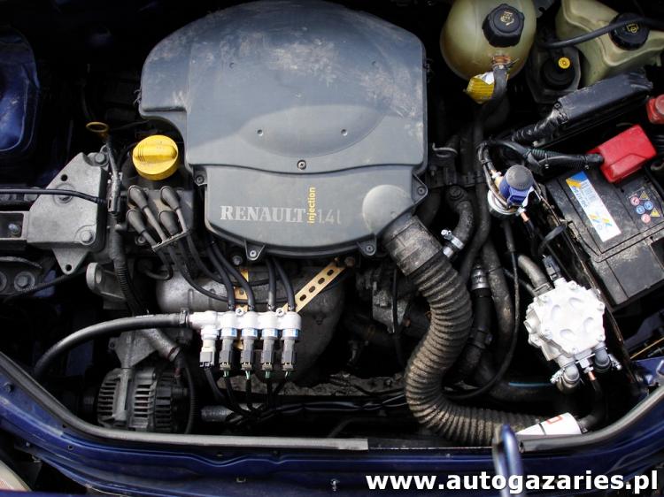 Renault Kangoo 1.4 75KM ( I gen. ) Auto Gaz Aries