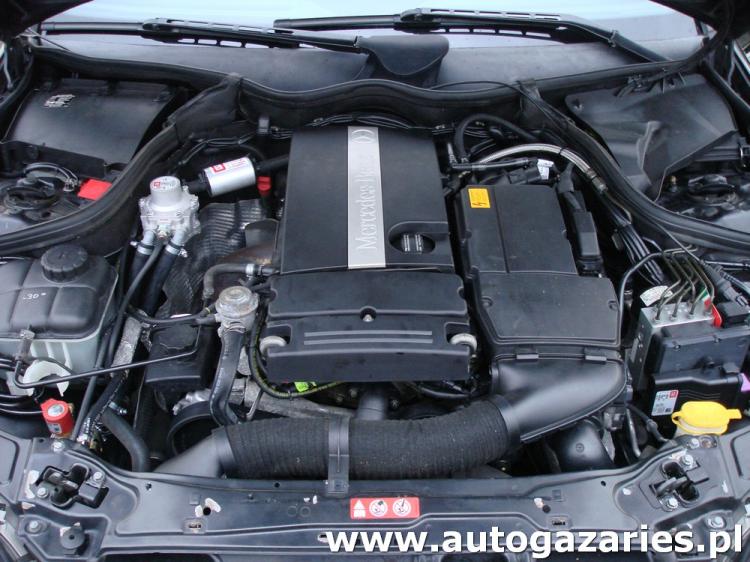 Mercedes C180 1.8 Kompressor 143Km W203 - Auto Gaz Aries - Montaż Instalacji Gazowych Lpg