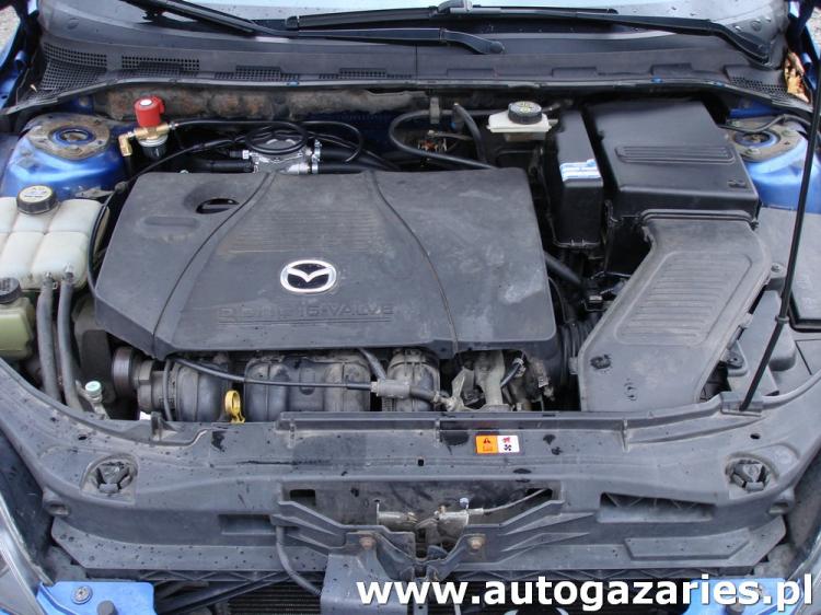 Mazda 3 2.0 MZR 150KM ( I gen. ) Auto Gaz Aries montaż