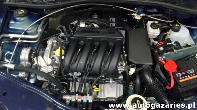 Dacia Duster 1.6 16V Auto Gaz Aries montaż instalacji