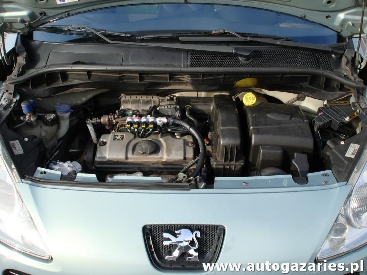 Peugeot 1007 1.4 75KM Auto Gaz Aries montaż instalacji