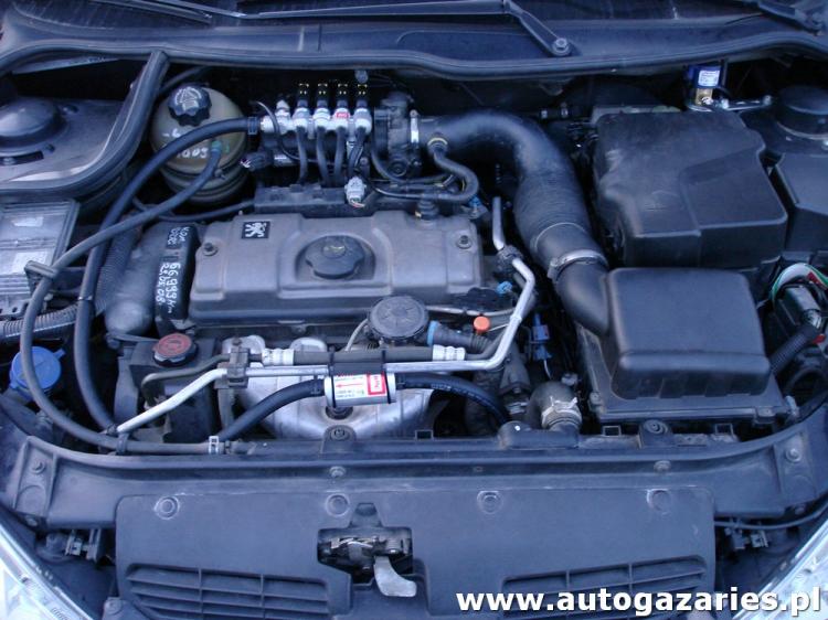Peugeot 206 1.4 75KM Auto Gaz Aries montaż instalacji
